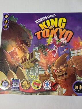 King of Tokyo Board Game Richard Garfield Iello 2014 Complete VGUC